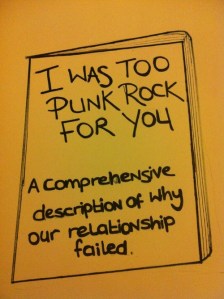 Too Punk Rock...